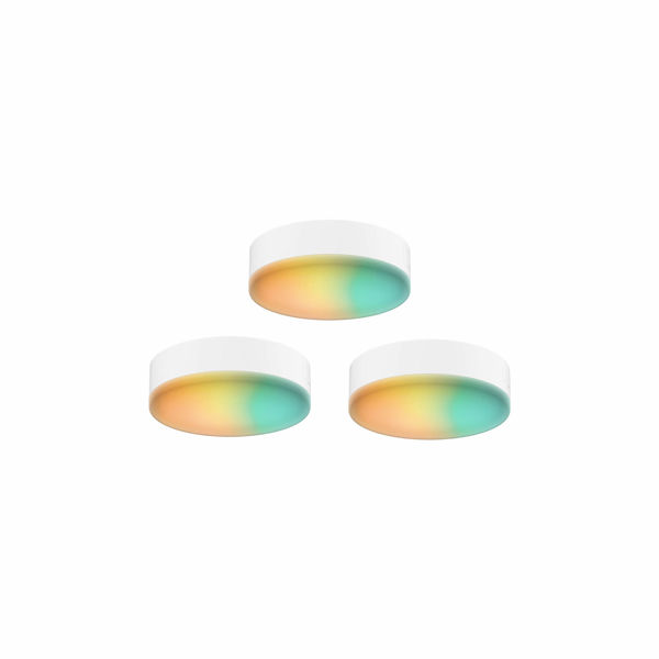 Image sur Ensemble de 3 rondelles intelligentes RGB+CCT