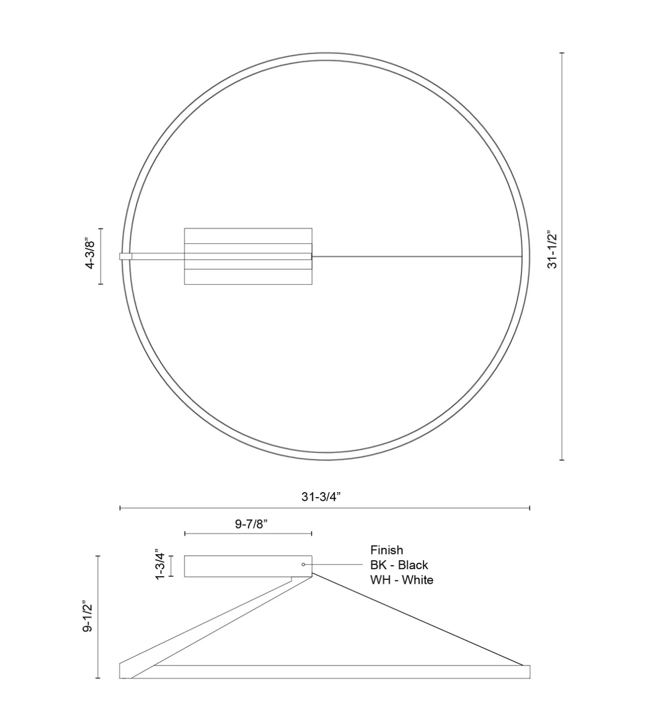 Luminaire Alder. RODA