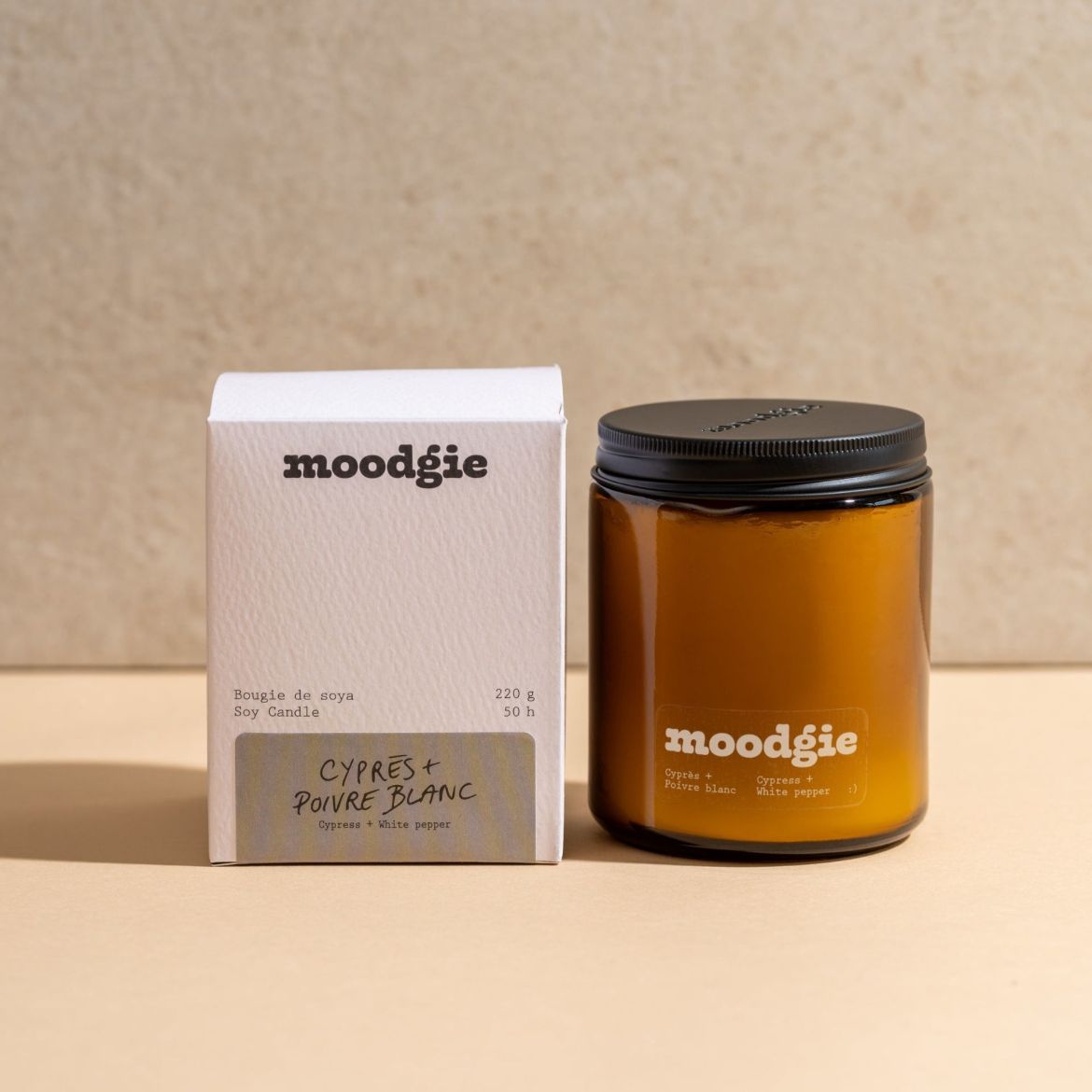 Image de BOUGIES DE SOYA - CYPRÈS + POIVRE BLANC